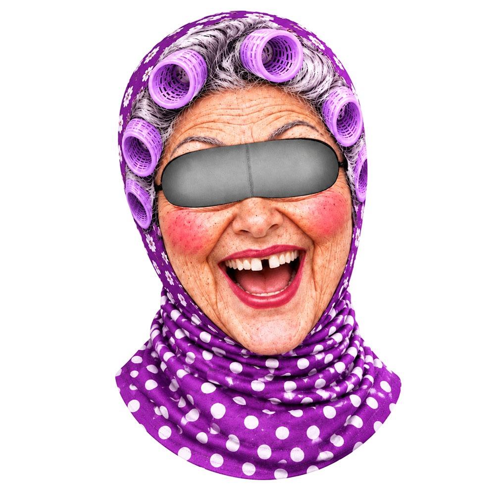 3D Face Printed Funny Ski Mask Old Man Pattern Winter Mask Cover  For Outdoor/Cycling/Pranks/Party