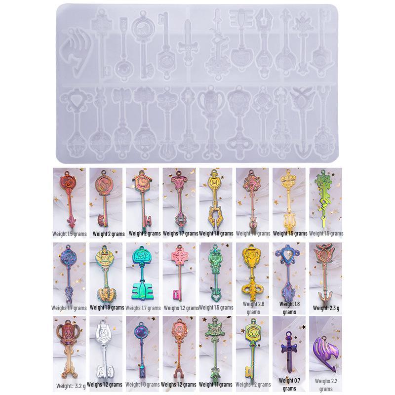 Poppy Crystal Resin Mold: Key Collection & Ornament Silicone Mold