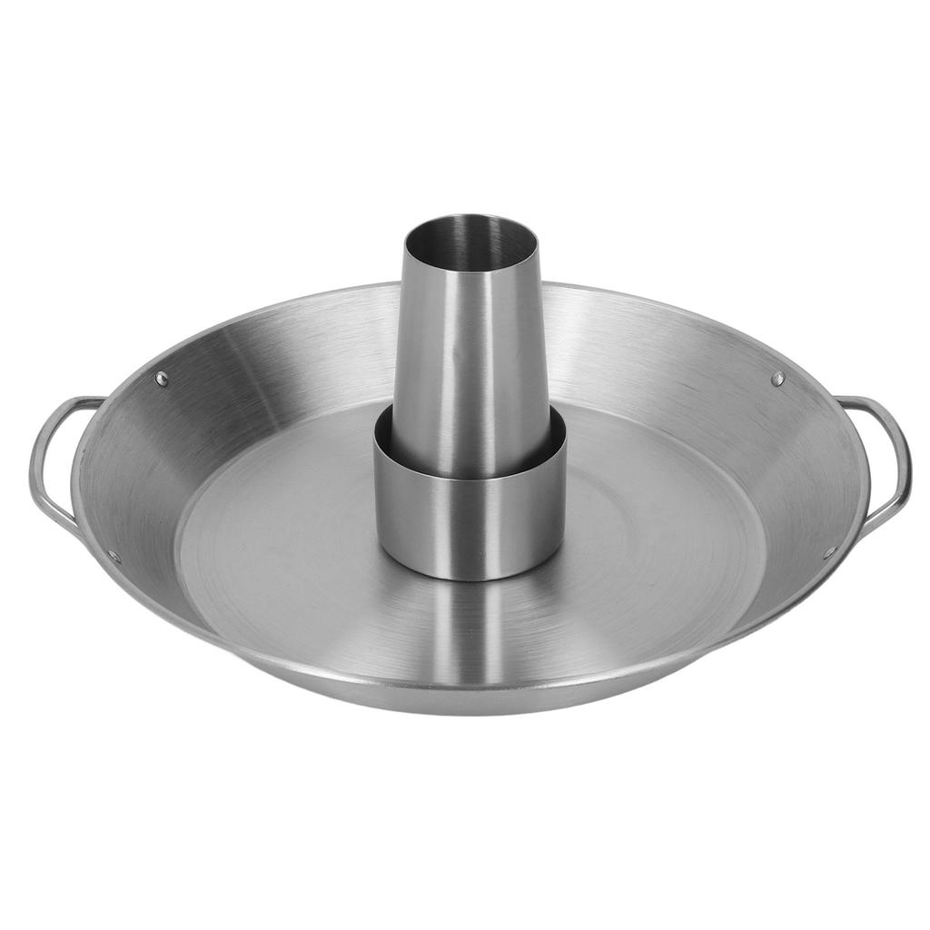 Beer Can Chicken Roaster Rack Reusable 430 Stainless Steel BBQ Roasting Pan for Home