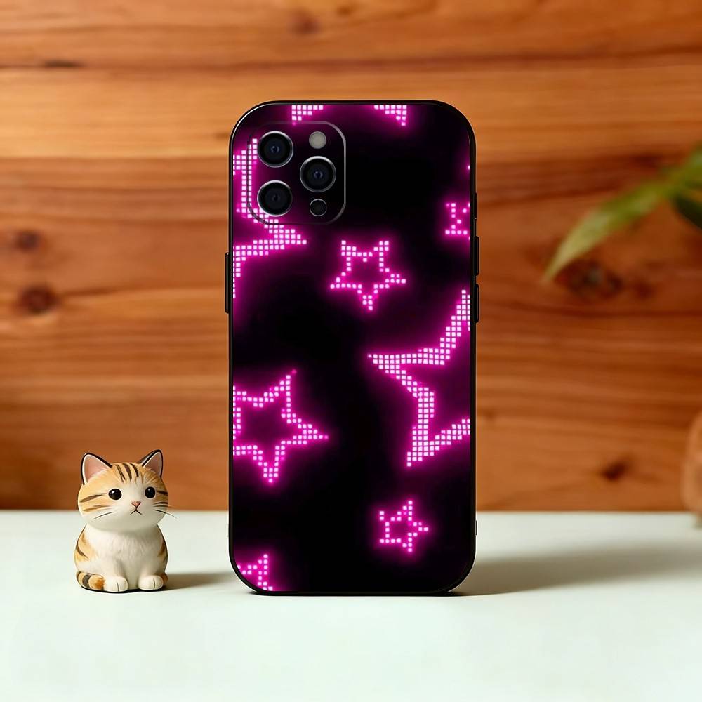 Y-y2K Star Aesthetic Phone Case Silicone Soft For IPhone 17 16 15 14 13 12 11 X XR Plus Pro Max Plus
