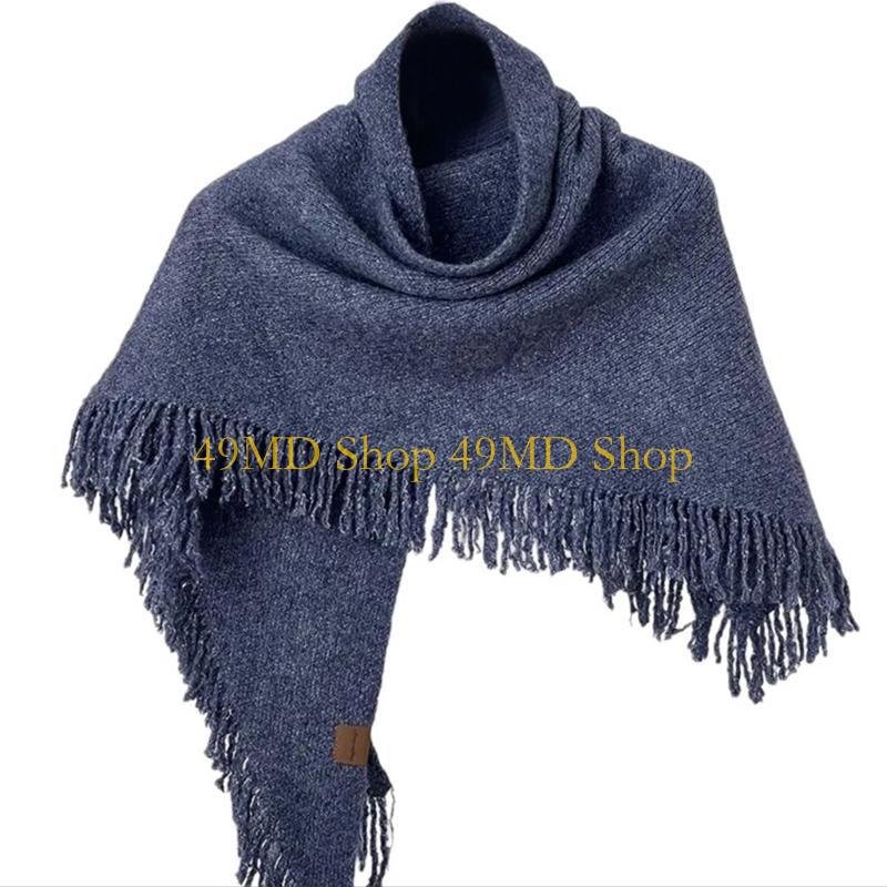 

49MD Simple Styles Neckerchief Office Wear Scarf Travel Friendly Outdoor Scarf for Outdoor Adventures and Daily Use