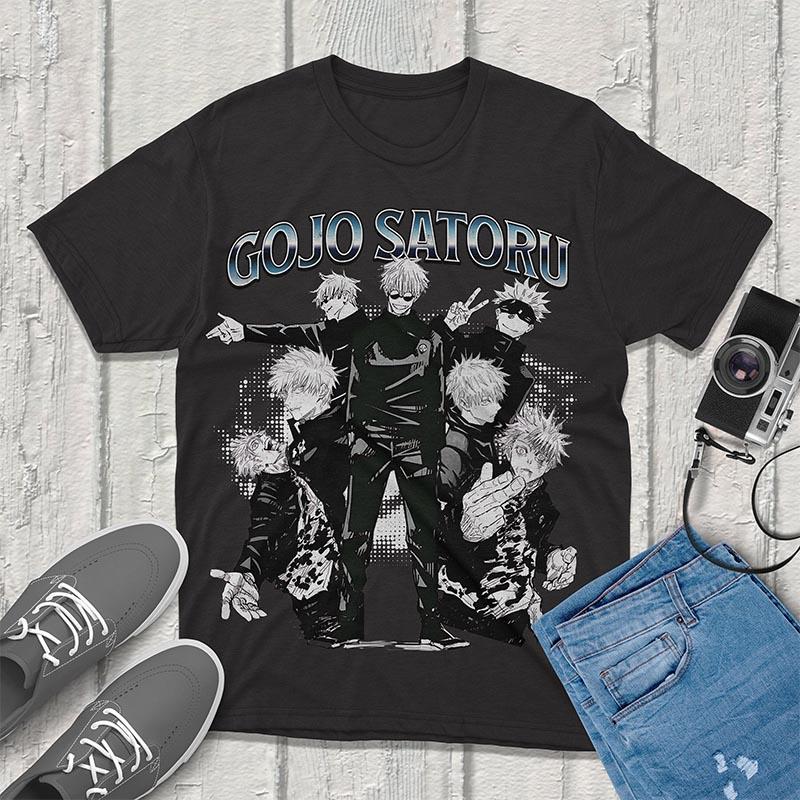 Spell Return To War T-Shirt Anime Second Dimension Japanese Trend Five Knotts Yuren Printing Men's and Women's Short Sleeves