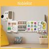 Wooden Educational Wall Toy For Kids With Puzzle Blocks For Preschool Classroom Decor