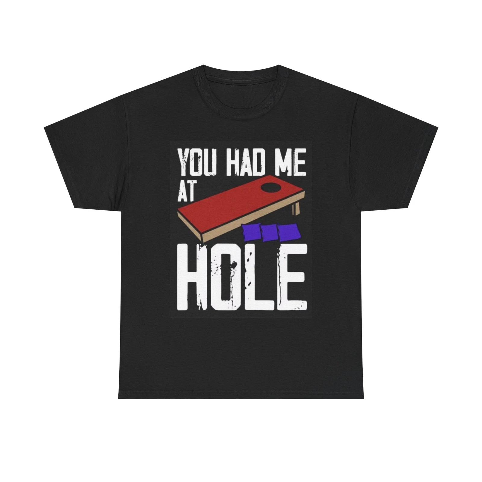 Men s and Women s T-shirts Corn Hole Graphic S