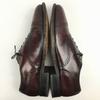 80s Vintage STAFFORD Semi Brogue Cap Toe Shoes Burgundy size 7.5D 25.0-25.5 Men's(USED)
