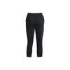 Under Armour Solid Color Logo Drawstring Cuffed Pants Women Pants Black 1374463-001