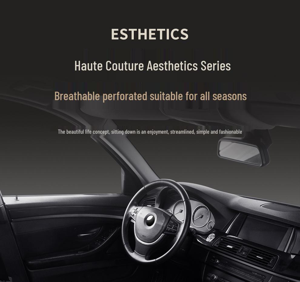 Full Leather Backrest Seat Cushion for Cars - Customizable, Full Surround, and Separate Type