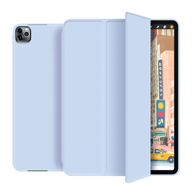 Folio Tablet Hülle für Apple iPad Pro 11 2021 Ladefunktion für Stift Automatischer Schlaf-/Aufwachmodus mit Stifthalter