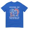 Memorial Day Remembering Our Fallen Heroes Patriotic Us Flag TShirt