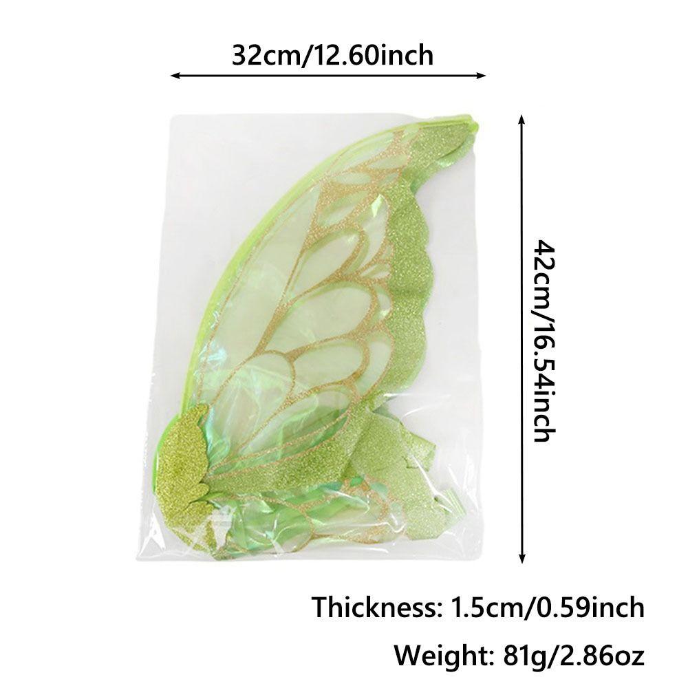 Sparkling Girls Angel Wings Adults Kids Halloween Costume Accessories Funny Fairy Wings