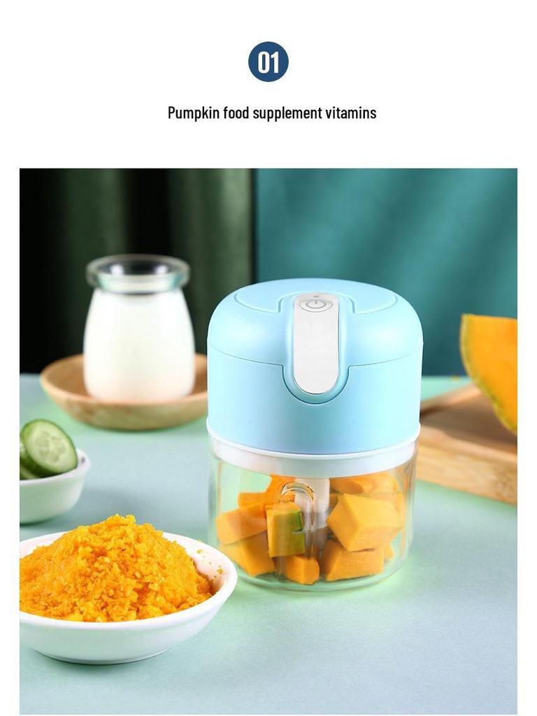 Electric Garlic Crusher & Baby Food Grinder: Multi-Functional Meat Grinder & Small Garlic Paste Maker