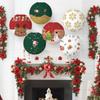 Santa Christmas Paper Lanterns Paper Hanging Lantern Cartoon Xmas Paper Ball  Christmas