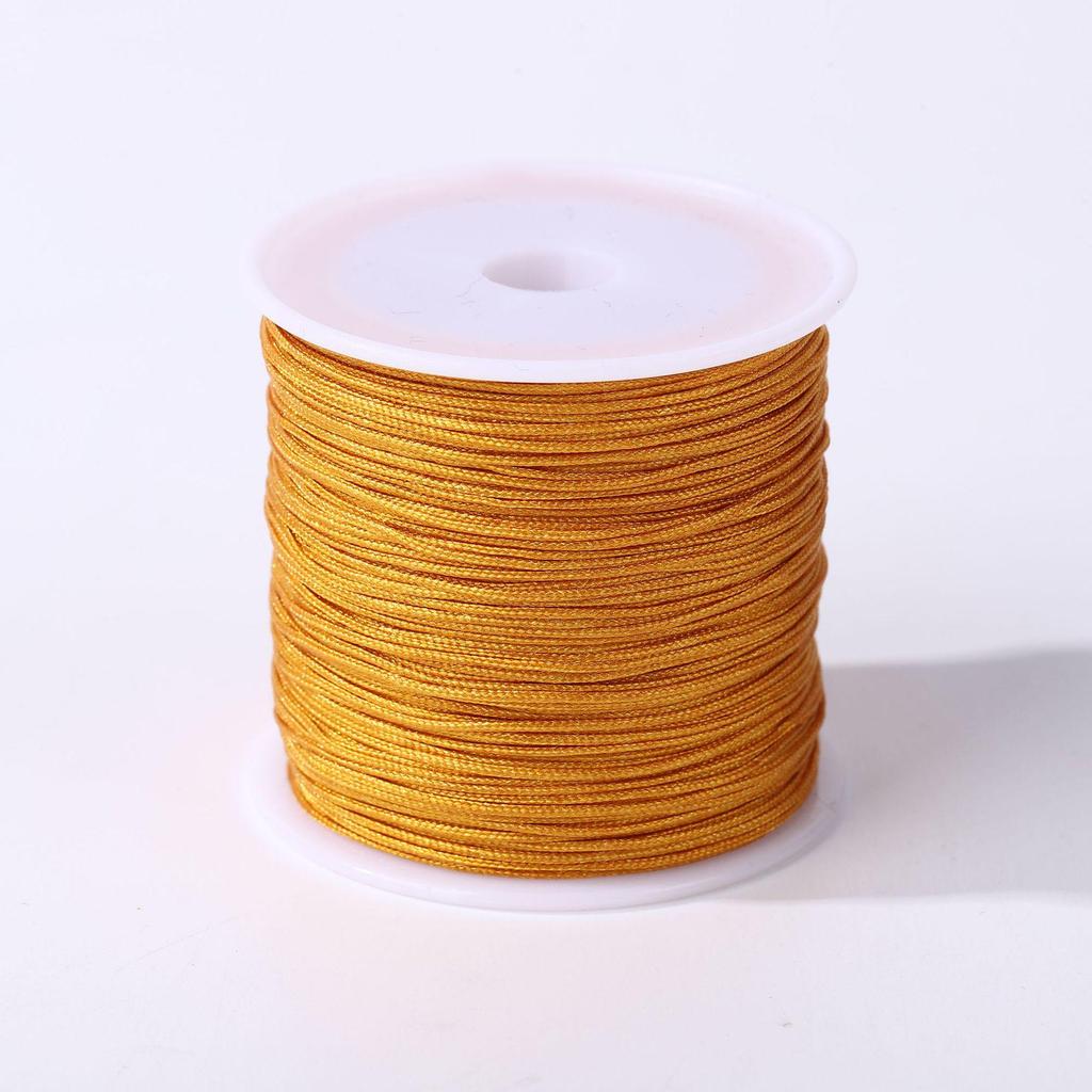 Handmade No. 72 Jade Thread - 0.8mm Wear-Resistant String for Jewelry Crafting, Hand Rope, Bracelets, DIY Necklaces, 50m