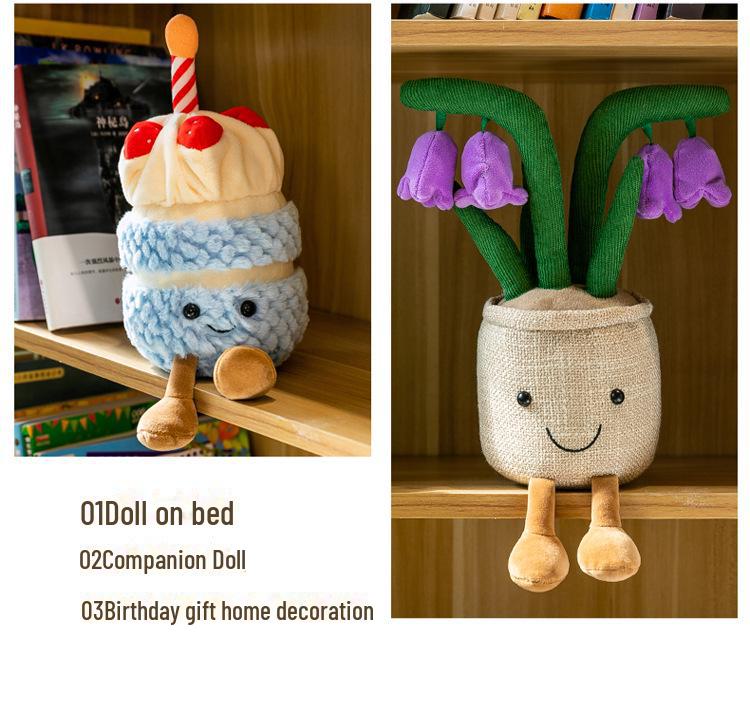 Creative Home Decor: Simulated Plants, Tulips, Succulents, Plush Dolls, Potted Flowers, Ornaments