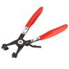 Hose Clamp Plier 8.6in21.8cm Long Swivel 3 Jaw PVC Handle Rustproof Heavy Duty Repairing Tool