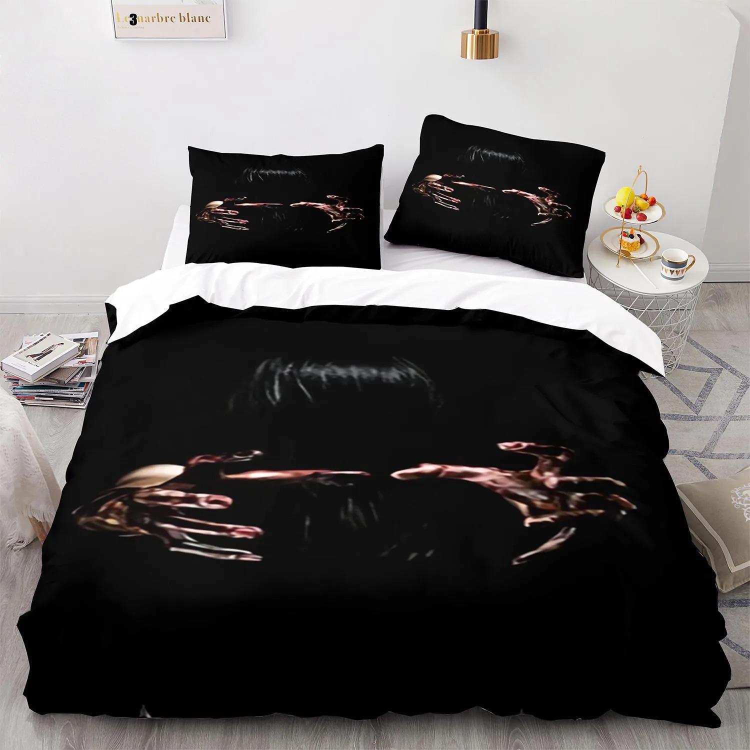 

Комплект постільної білизни The Living Dead Single Twin Full Queen King Size Zombie Bed Set Adult Kid Bedroom Duvetcover Sets 3D Anime 016 EU Double 200x200cm