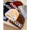 Ear Protection Knitted Beanie Hat Polyester Warm Earflap Beanie Hat  For Women