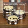 Miaoqiao Bamboo & Stainless Steel Steamer