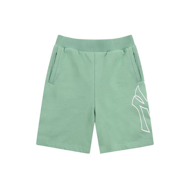 MLB New York Yankees Großes Logo Sportliche Freizeitshorts Unisex-Shorts Grün 31SPU1131-50K M