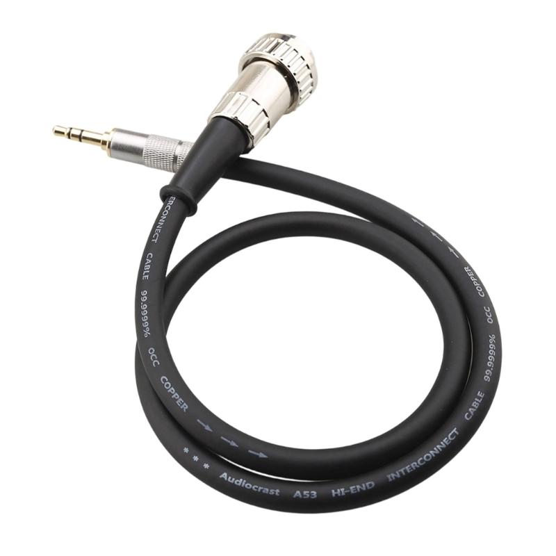 3.5mm Sound Port To DIN 5 Pin Adapter Cable For High Quality Sound Transmission From PC To Retro Amplifiers
