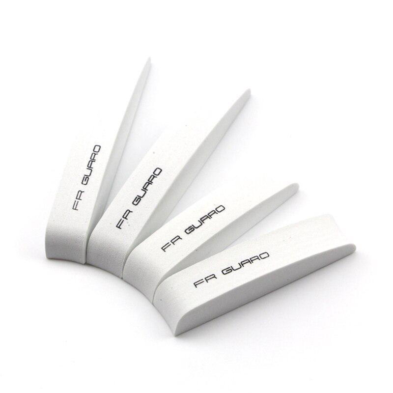 

4 шт., защита для двери автомобиля, полоса, защита от царапин, наклейки на резиновый бампер автомобиля, защита края двери, украшение автомобиля белый