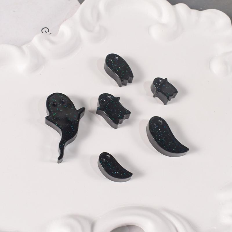 Resin Keychain Jewelry Making Mold Unique Halloween Epoxy Resin Casting Molds for Necklace and Keychain Gifts
