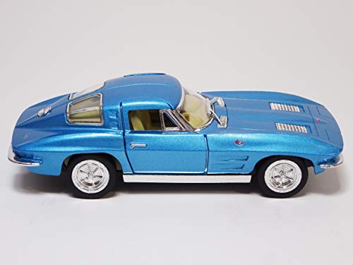 Kinsmart Chevrolet Corvette Stingray (1963) Blue 1/36 Diecast Model KT5358