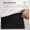 Septwolves Men's Rhino Pleat Wrinkle-Resistant Business Trousers