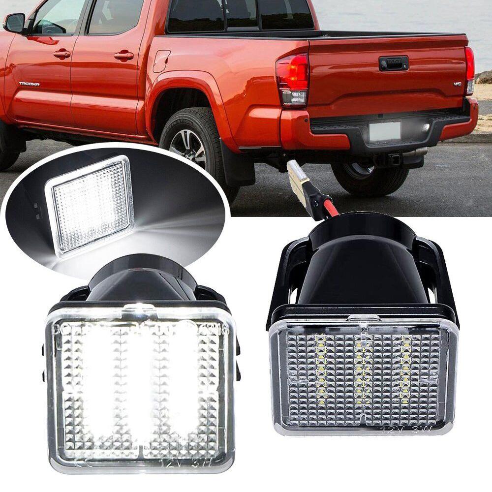 2Pcs LED License Plate Light Lamp For Toyota Tundra 2014-2021 / Tacoma 2016-2022