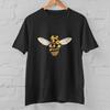 Floral Bee T Shirt Cute Bumble Bee Graphic Tee Nature Lover Gift Botanical Shirt
