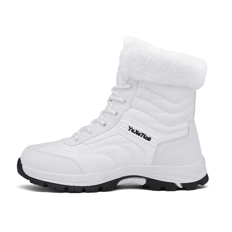 XG Keep Warm Snow Boots Women Plush Lining Hiking Shoes Men  Anti Slip Sport Shoes Waterproof Sneaker Men Trekking Shoes Women Comfortable Soft Sole N