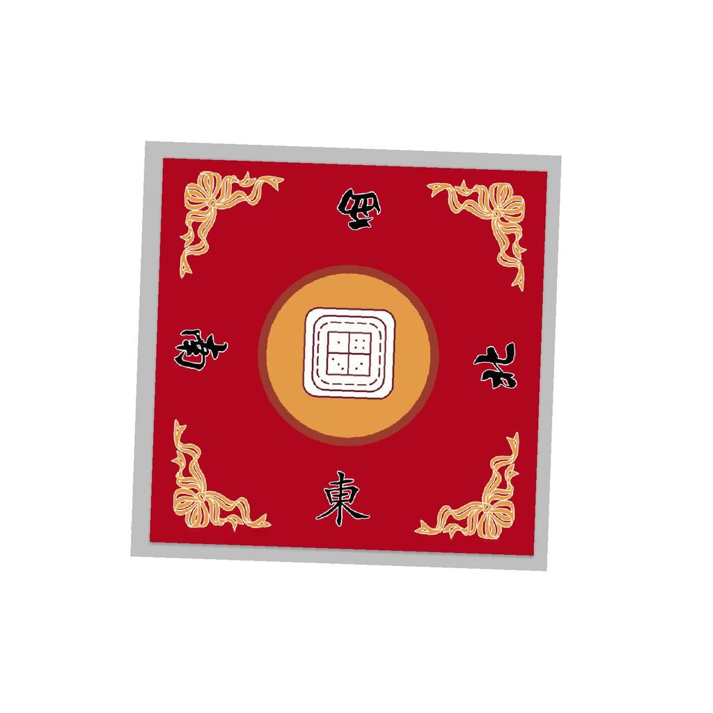Mahjongg Mat Mahjong Game Table Cover for Tile Game Desktop Games Gathering