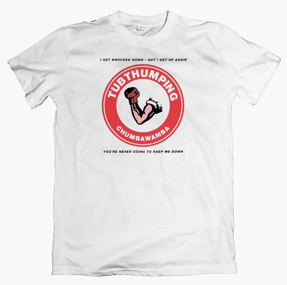 CHUMBAWAMBA Tubthumping TShirt 90s Alternative Rock Band Tee Vintage Style M