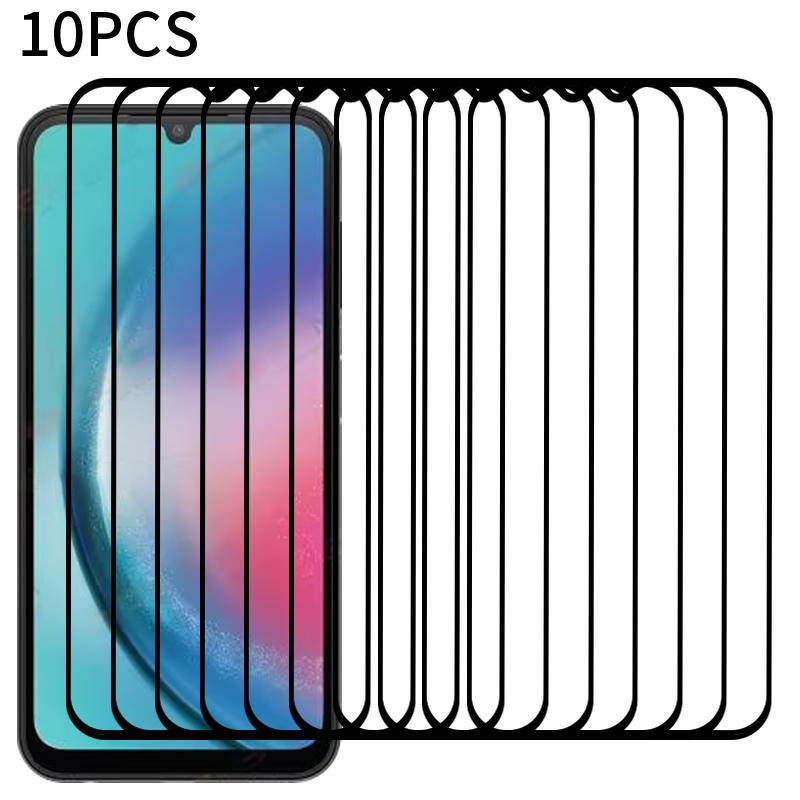 RURIHAI 10Pcs For Samsung Galaxy A25 5G (Global) (161.0 x 76.5 x 8.3mm) Screen Protector 2.5D 0.26mm Film