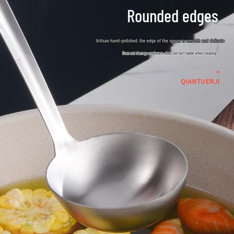 Wutuo Stainless Steel Oil-Separating Soup Spoons
