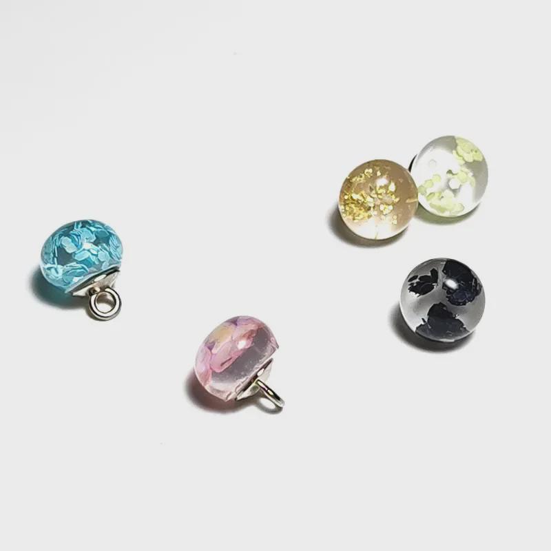 Cheongsam Jade Sequin Transparent Tang Suit Hanfu Decorative Resin Button