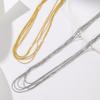 Inextricably Linked Design Sense Multi-Layer Fringed Collarbone Chain Sense Niche Necklace