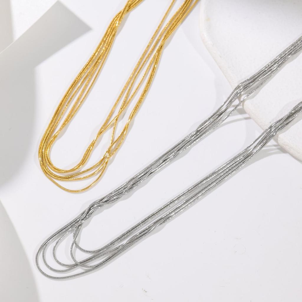 Inextricably Linked Design Sense Multi-Layer Fringed Collarbone Chain Sense Niche Necklace