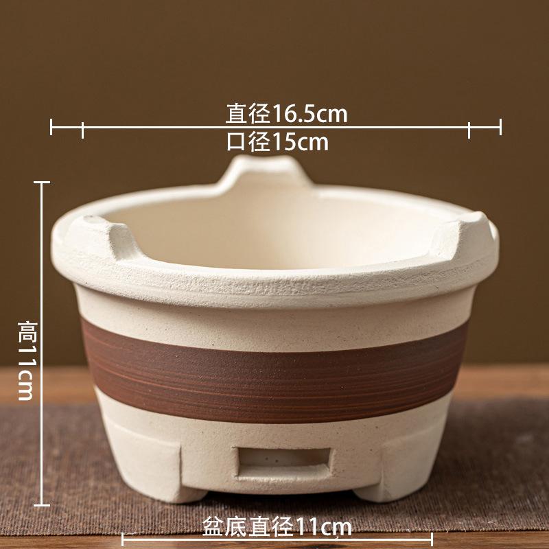 Home Indoor Traditional Charcoal Stove for Boiling Tea, Ceramic Clay Charcoal Stove for Hot Pot, Outdoor Barbecue Equipment