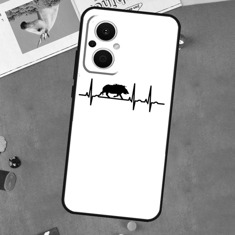 

Cute wild boar funny Cartoon For OPPO Reno 13 12 11 10 14 Pro 8T 11F 12F 13F 14F 7 8 Lite OPPO Find X9 X8 X6 X5 Pro Case OPPO Reno13