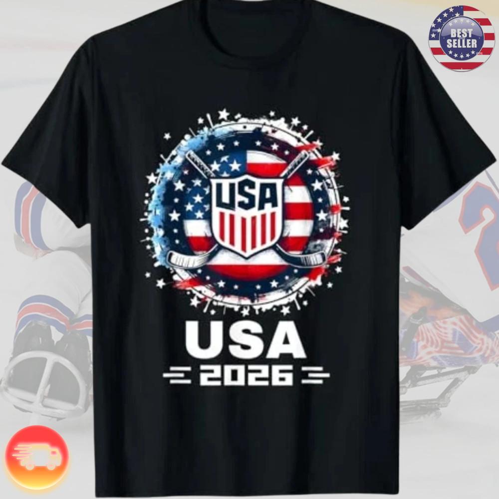 USA Hockey Team 2026 Hockey 2026 USA Team 2026 TShirt M