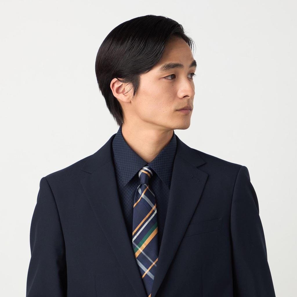 [Comme Ca Ism] Checkered Tie 47-06NO05-206 Navy F