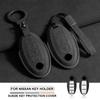 Suede Car Key Case For Nissan Rogue XTrail T32 T31 Qashqai J11 J10 Kicks Tiida Pathfinder Murano Juke Sentra Maxima Rogue Armada