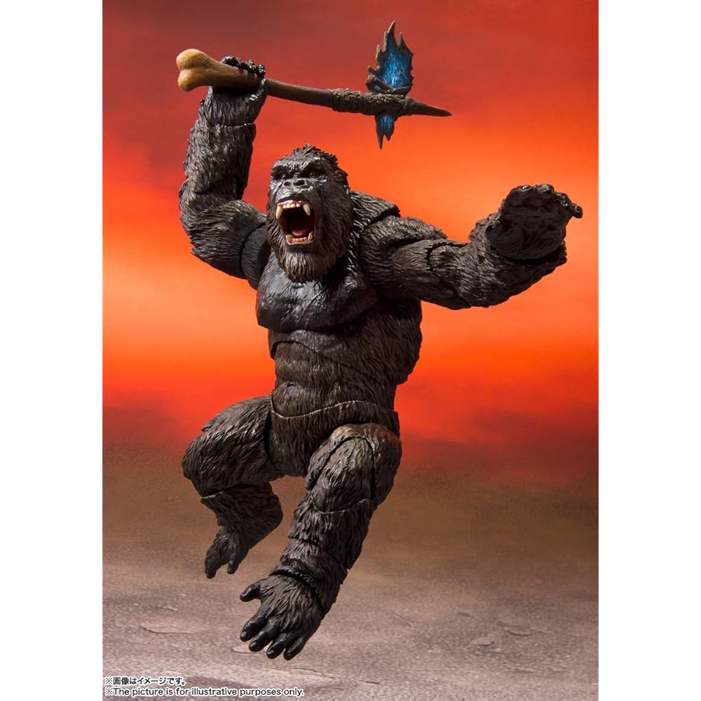 TAMASHII NATIONS S.H. MonsterArts Kong from Godzilla vs. Kong 2021 145mm PVC ABS Painted Action Figure