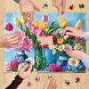 500 Piece Puzzle for Adults, Beautiful Flower Puzzles for Adults Senior, Age 12+, Tulip Rose Jigsaw Puzzles 500 Pieces, Challenging Puzzle Perfect