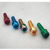 Set of 18Pcs, Cycling Bike Screws M5 x 18 Carbon Steel Bicycle Disc Brake Caliper Bolts (6 6 Gold +