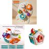 Baby Multifunction Seven Sided Busy Ball Sensory Toy For Early Education And Development