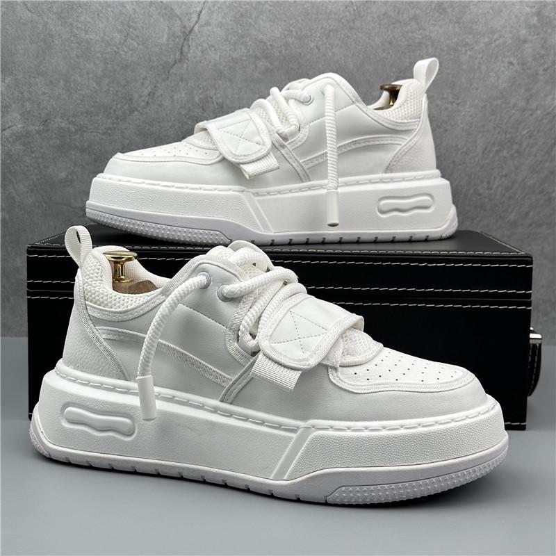 

Осенние мужские плоские белые студенческие туфли дышащие модные кроссовки на шнуровке мужские удобные спортивные кроссовки Zapatillas Hombre 38 белый