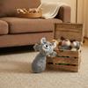 Interactive Squeaky Dog Toys Cartoon Animal Plush Pet Toys Resistant Teeth Grinding Chew Toys