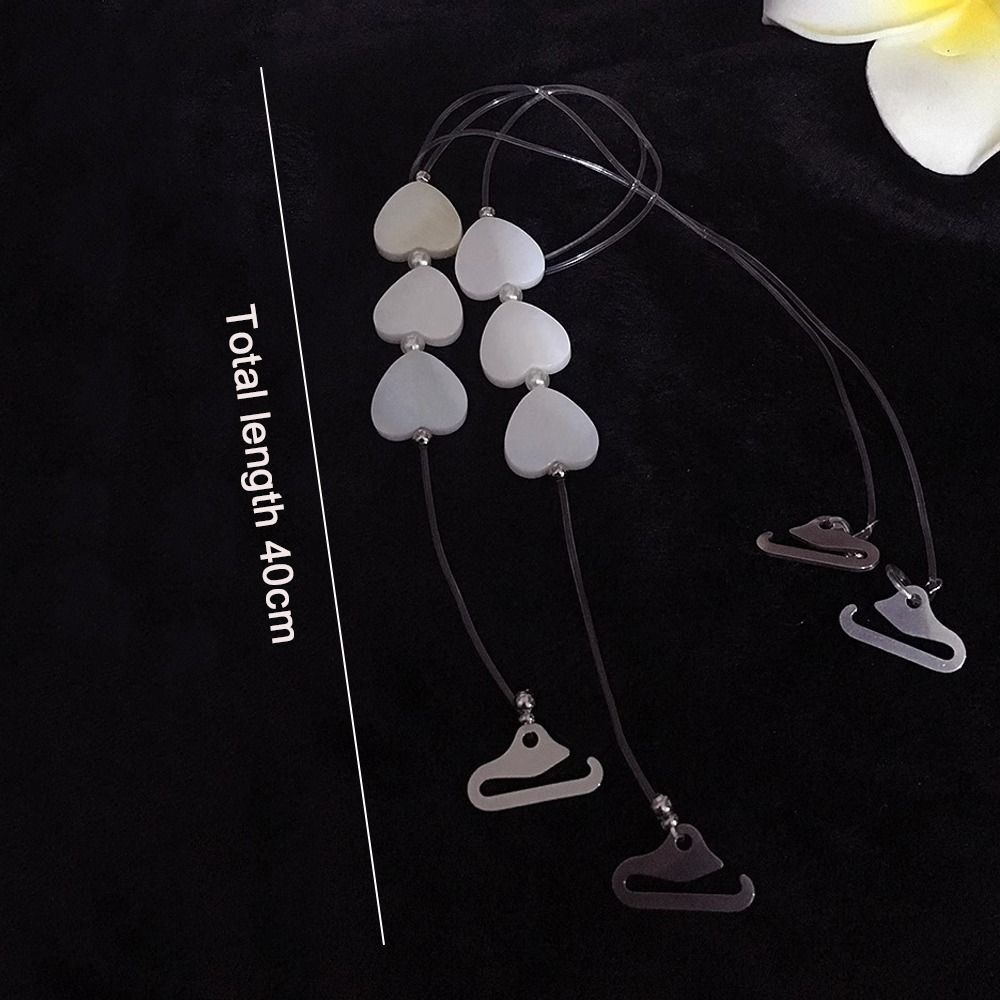 Invisible Transparent Bra Straps Star/Love/Shell Adjustable Shoulder Strap Anti Slip Clear Bra Straps Evening Dress